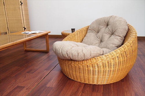 サンフラワーラタン C610H ラタンローチェア 画像5