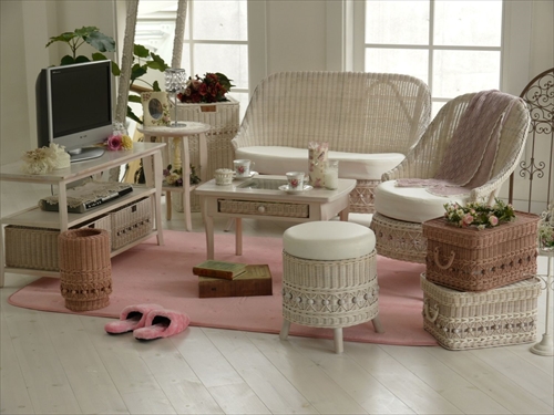 サンフラワーラタン C810WW フィオーレ スツール 画像1