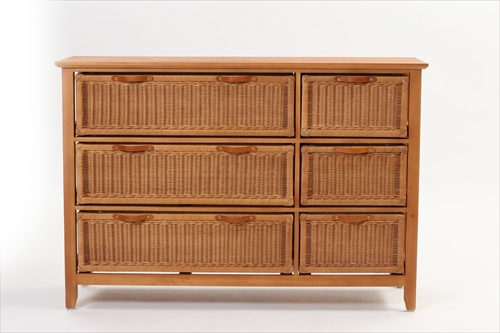 サンフラワーラタン G541PT ラタンチェスト　ワイドタイプ 画像6