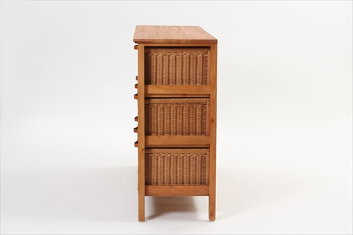 サンフラワーラタン G541PT ラタンチェスト　ワイドタイプ 画像7