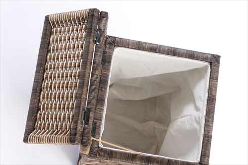 サンフラワーラタン GK377AT アジアン バスケットランドリー 画像9