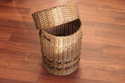 サンフラワーラタン GK723MK ラタン ナチュラルダストボックス 画像2