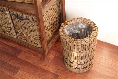 サンフラワーラタン GK723MK ラタン ナチュラルダストボックス 画像3