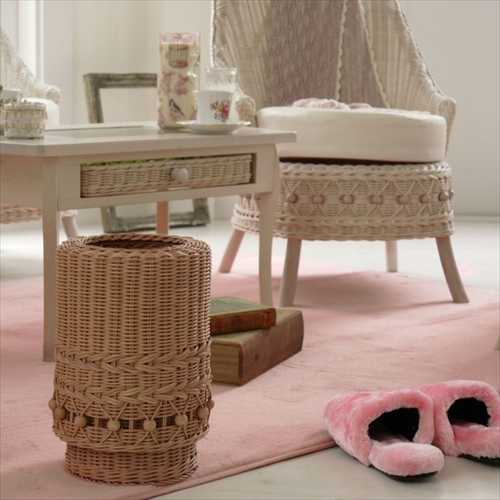 サンフラワーラタン GK807PK フィオーレ ダストボックス 画像1