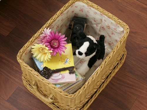 サンフラワーラタン GK808HN フィオーレ スタッキングバスケット 画像3