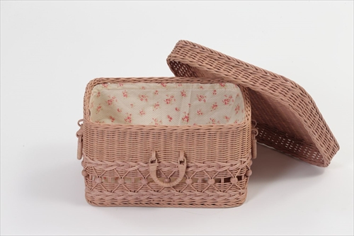 サンフラワーラタン GK808PK フィオーレ スタッキングバスケット 画像9