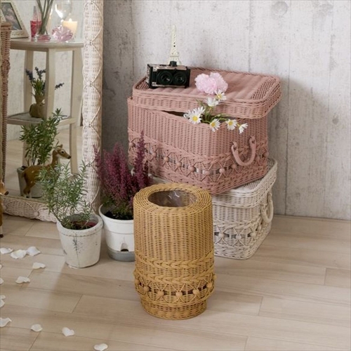 サンフラワーラタン GK808PK フィオーレ スタッキングバスケット 画像5