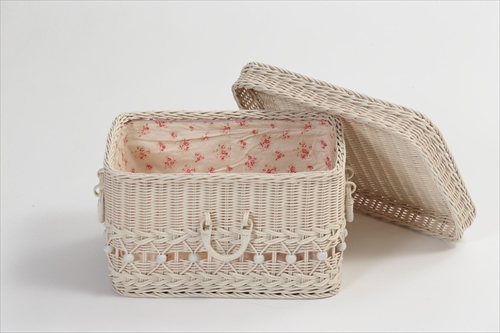 サンフラワーラタン GK808WW フィオーレ スタッキングバスケット 画像9