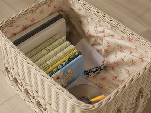 サンフラワーラタン GK808WW フィオーレ スタッキングバスケット 画像3