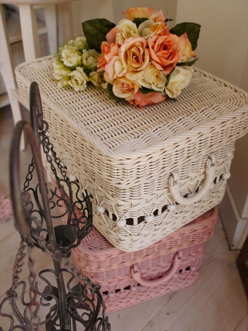 サンフラワーラタン GK808WW フィオーレ スタッキングバスケット 画像5