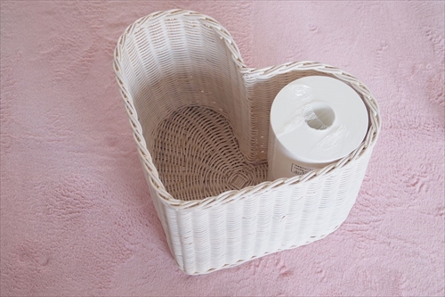 サンフラワーラタン GK901WW ラタン ハート型バスケット 画像7