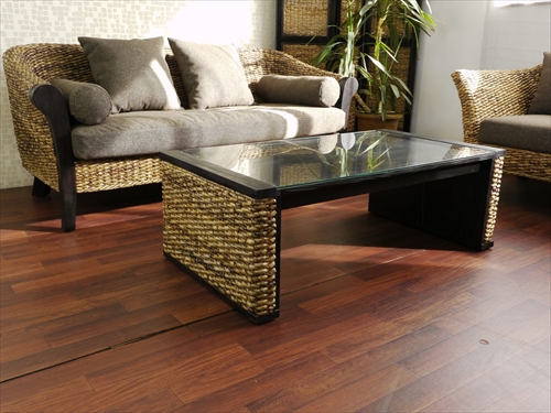 サンフラワーラタン T240AT バナナリーフ センターテーブル 画像1