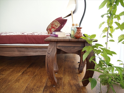 サンフラワーラタン T602KA チーク サイドテーブル 画像7