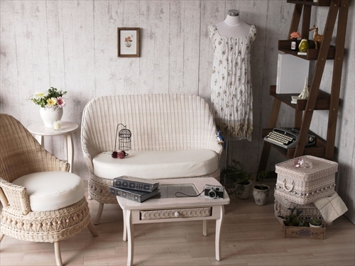 サンフラワーラタン T803WW フィオーレ テーブル 画像5